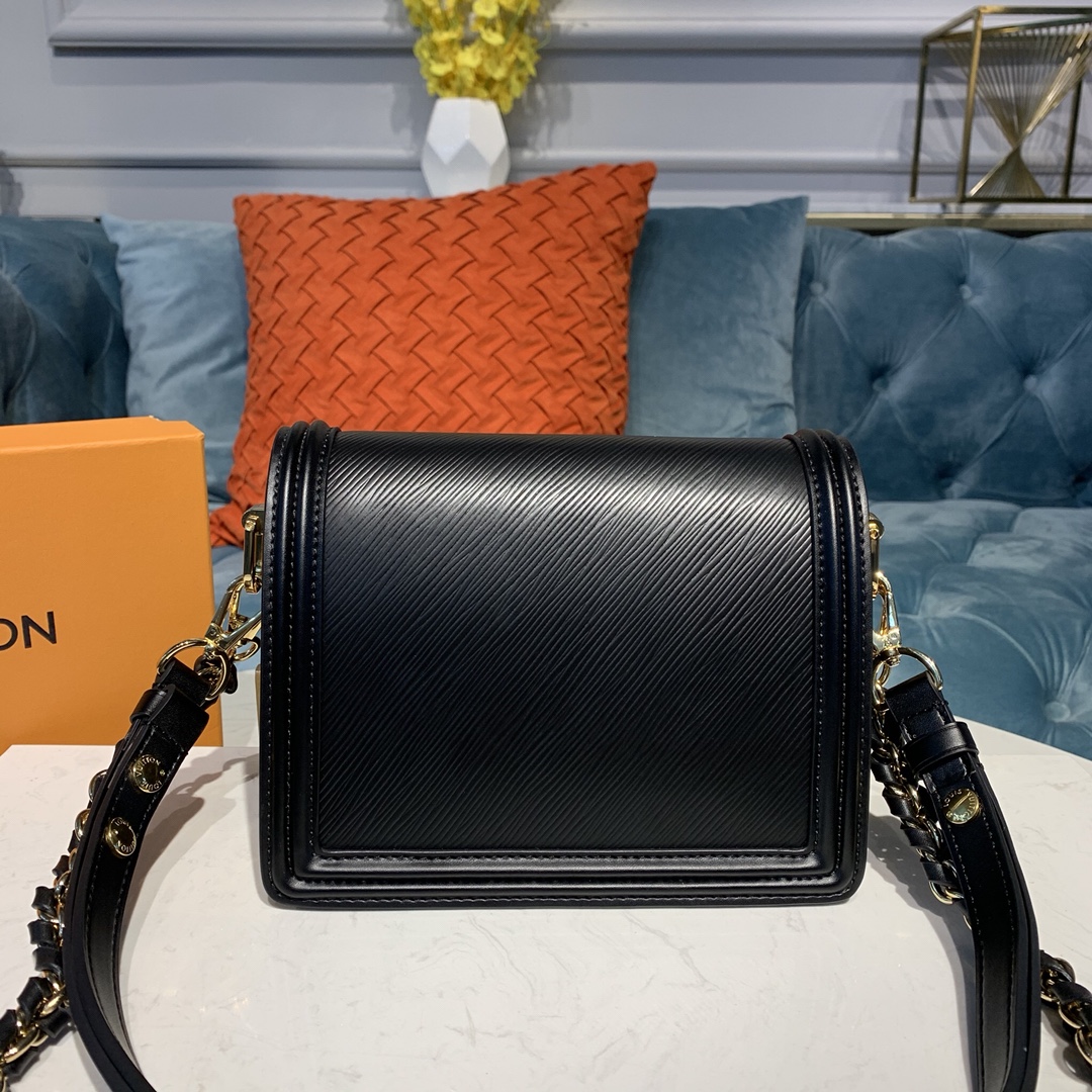 Louis Vuitton DAUPHINE MINI Handbag Epi Leather M55964 Black